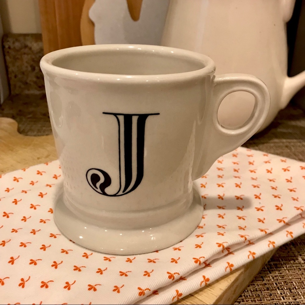 Anthropologie Initial Mug.
